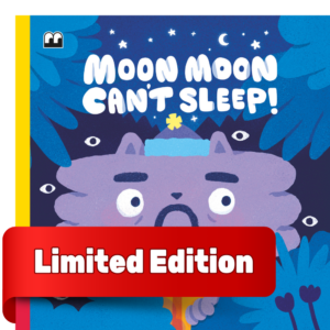 Signed Limited Edition Moon Moon Can't Sleep + Limited Edition A5 Print